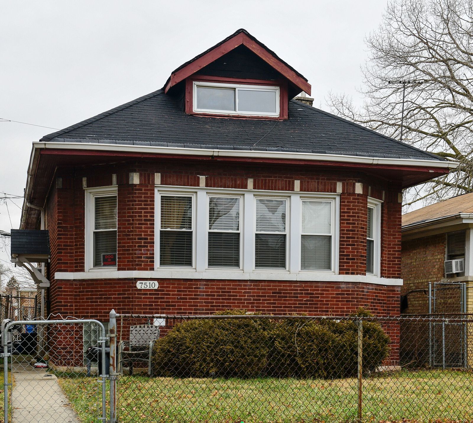 A brick Chicago bungalow on the South Side